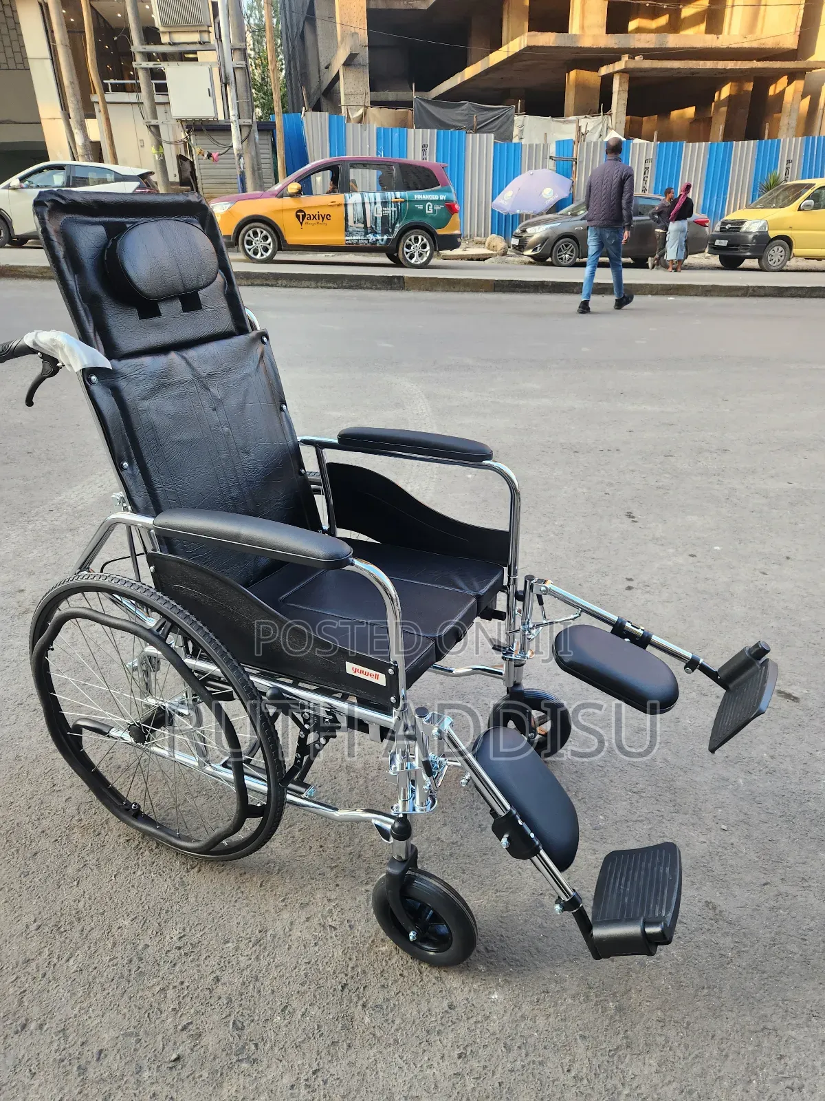 Reclining Wheelchair蝨不lateral Support and Popo Wheelchair延長wheelchair