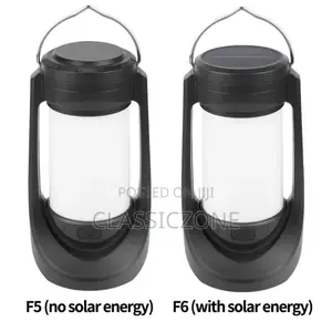 Flickering Solar Camping Light