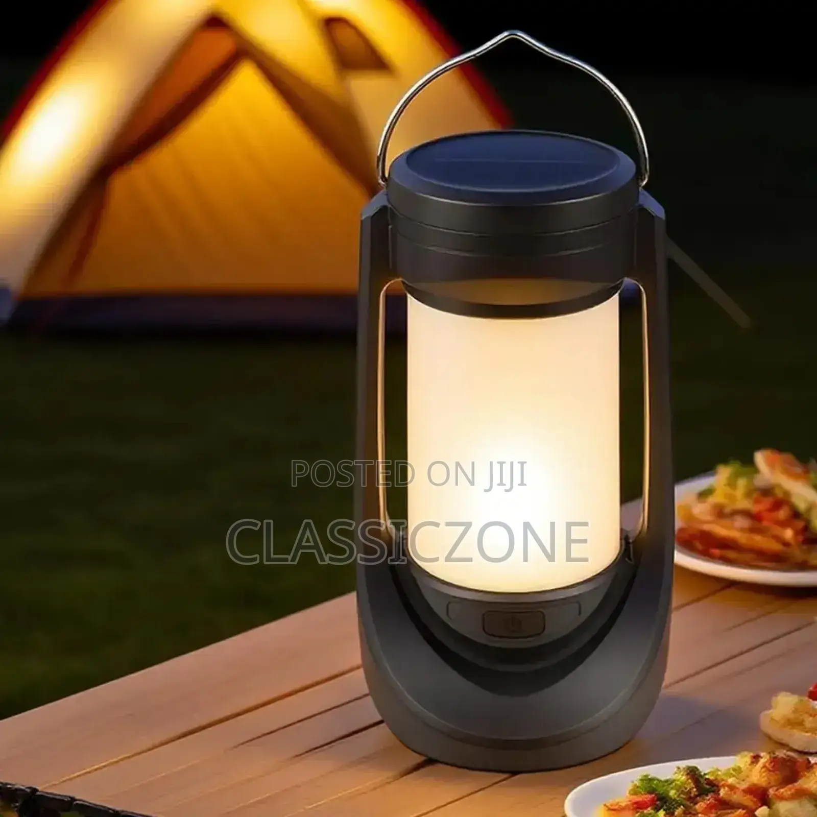 Flickering Solar Camping Light