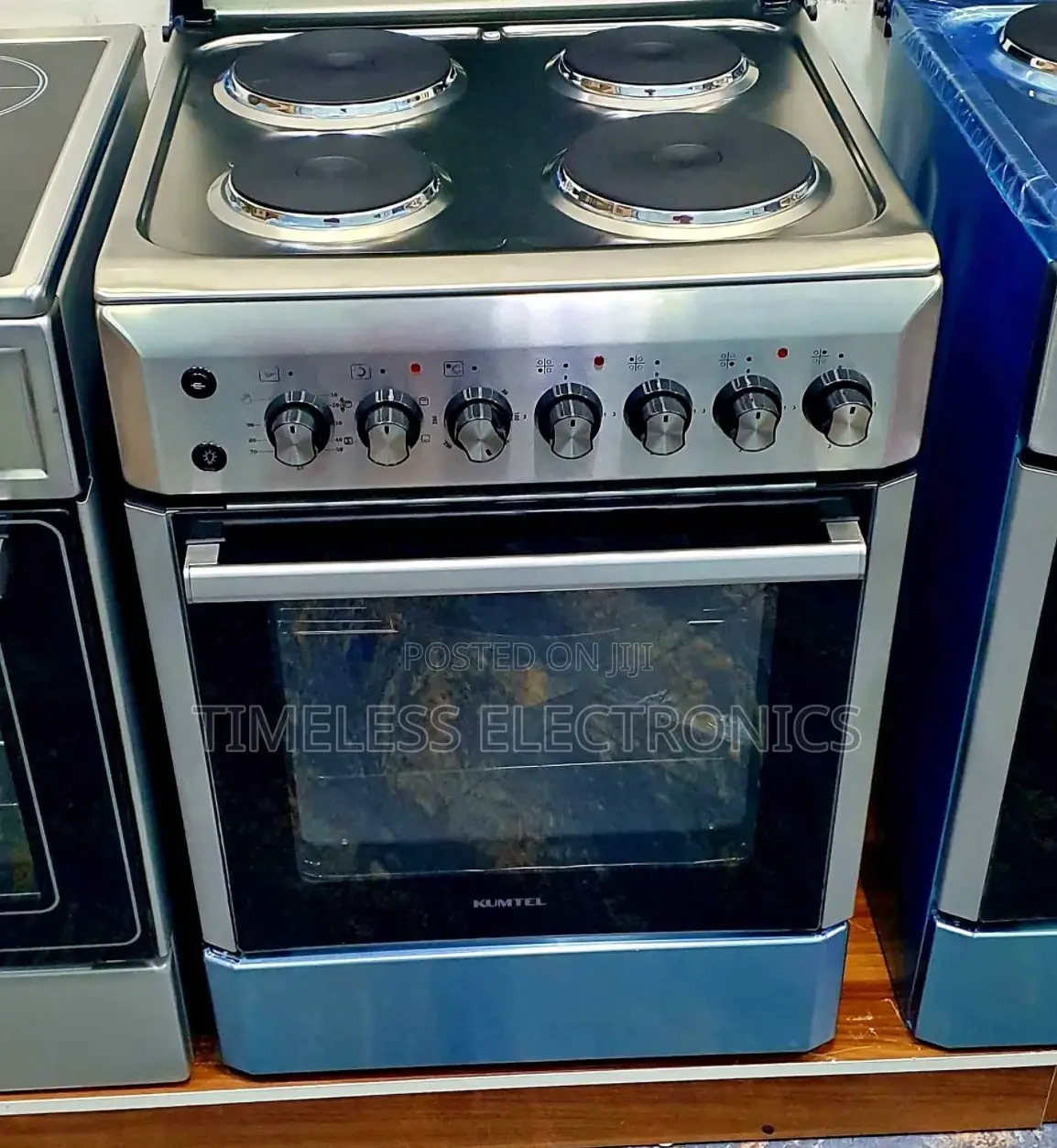 Kumtel 60×60 Standing Oven – 2 Electric + 2 Gas Burners