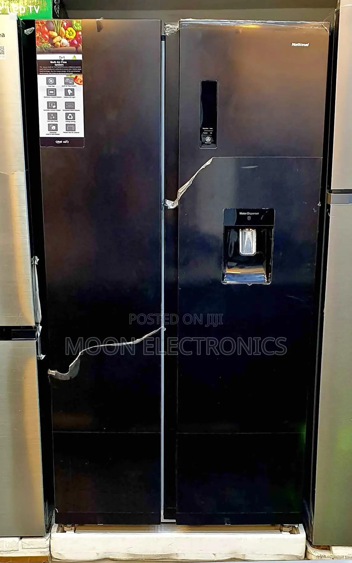 National 640l Side-by-Side Refrigerator – Extra Large