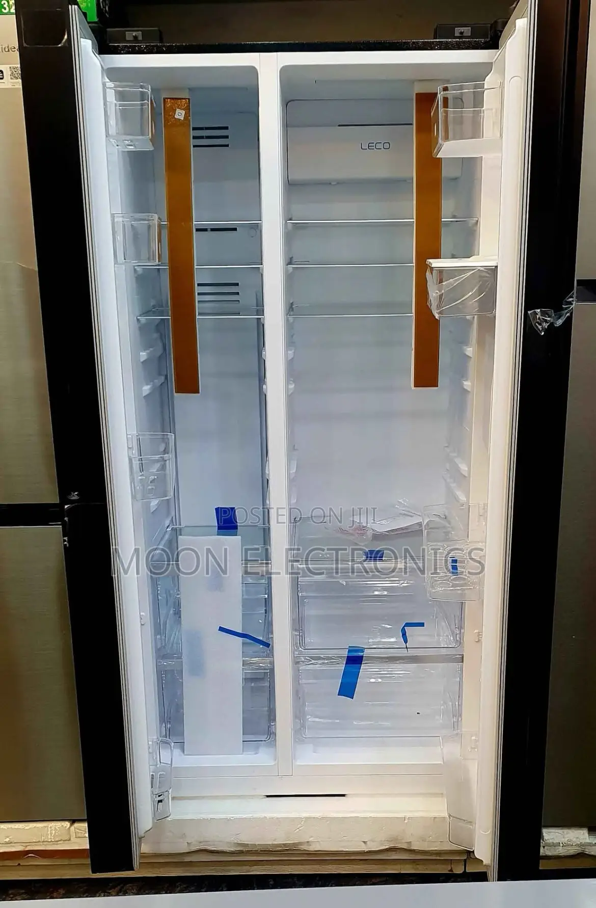 National 640l Side-by-Side Refrigerator – Extra Large