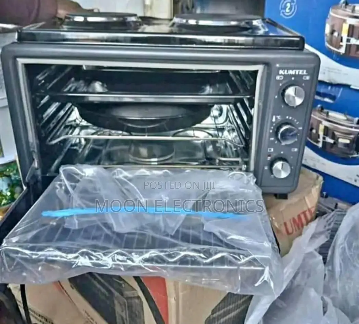  Kumtel 48l Mini Oven With 2 Hot Plates – Compact Versatile!