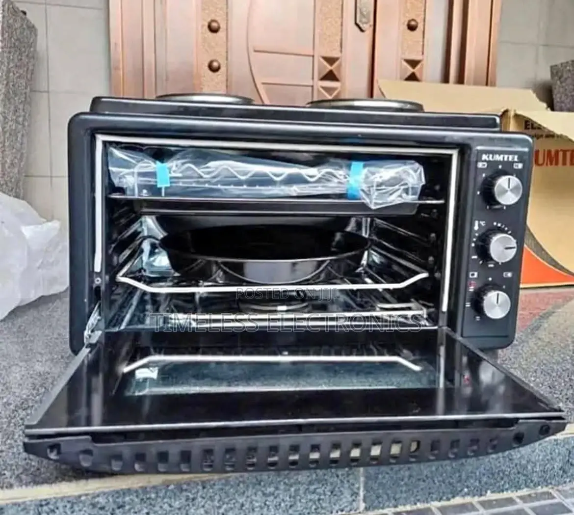  Kumtel 48l Mini Oven With 2 Hot Plates – Compact Versatile!