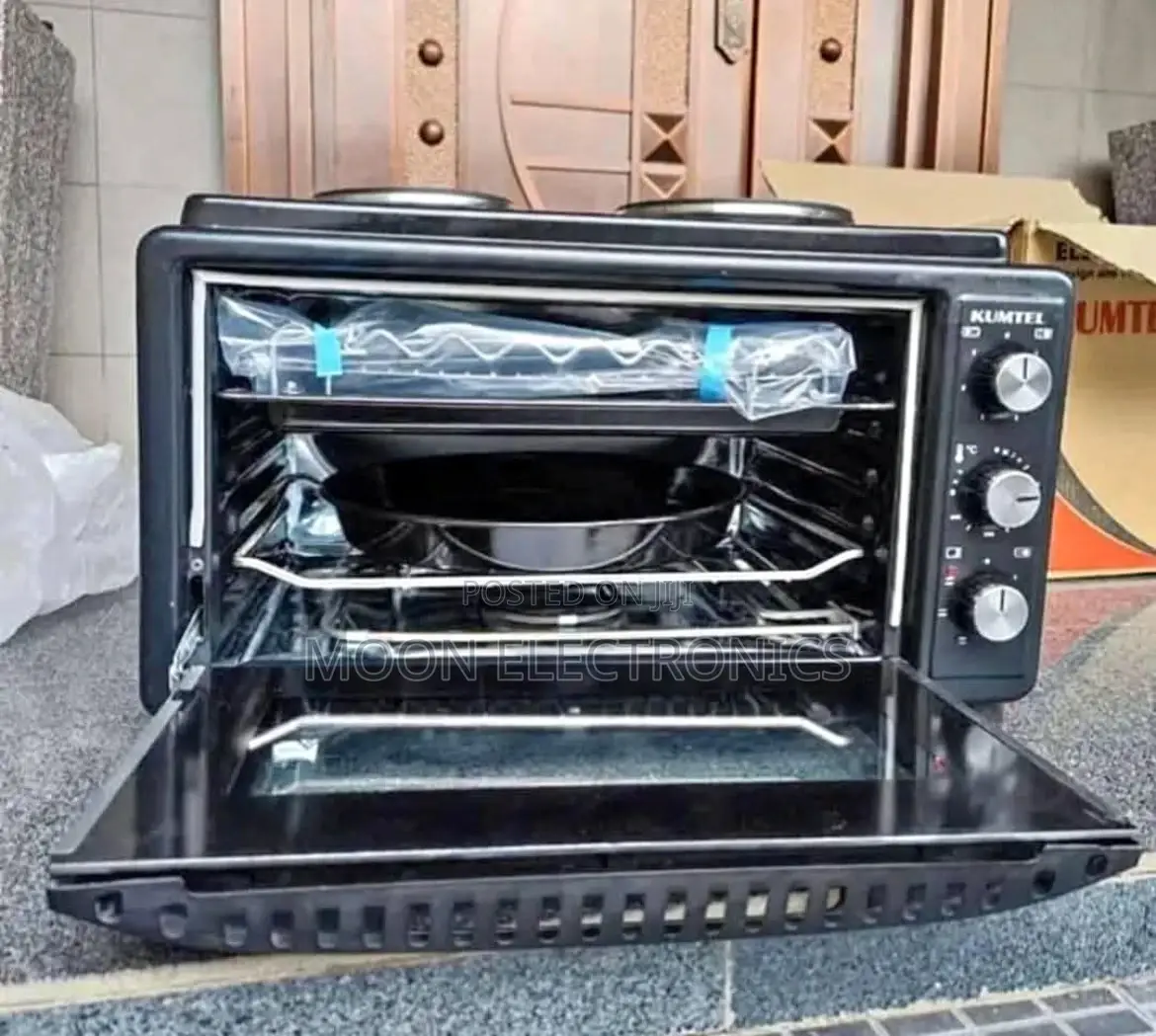  Kumtel 48l Mini Oven With 2 Hot Plates – Compact Versatile!