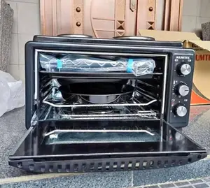  Kumtel 48l Mini Oven With 2 Hot Plates – Compact Versatile!