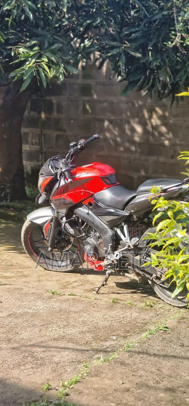 Bajaj Pulsar NS 200 2018 Red