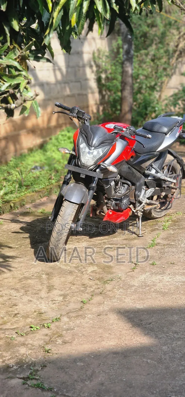 Bajaj Pulsar NS 200 2018 Red