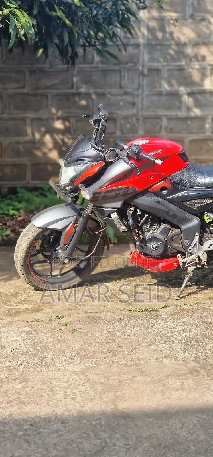 Bajaj Pulsar NS 200 2018 Red