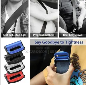 Photo - Universal Car Seat Belts Clip Stopper Adjustable Car Safety Seat Belt