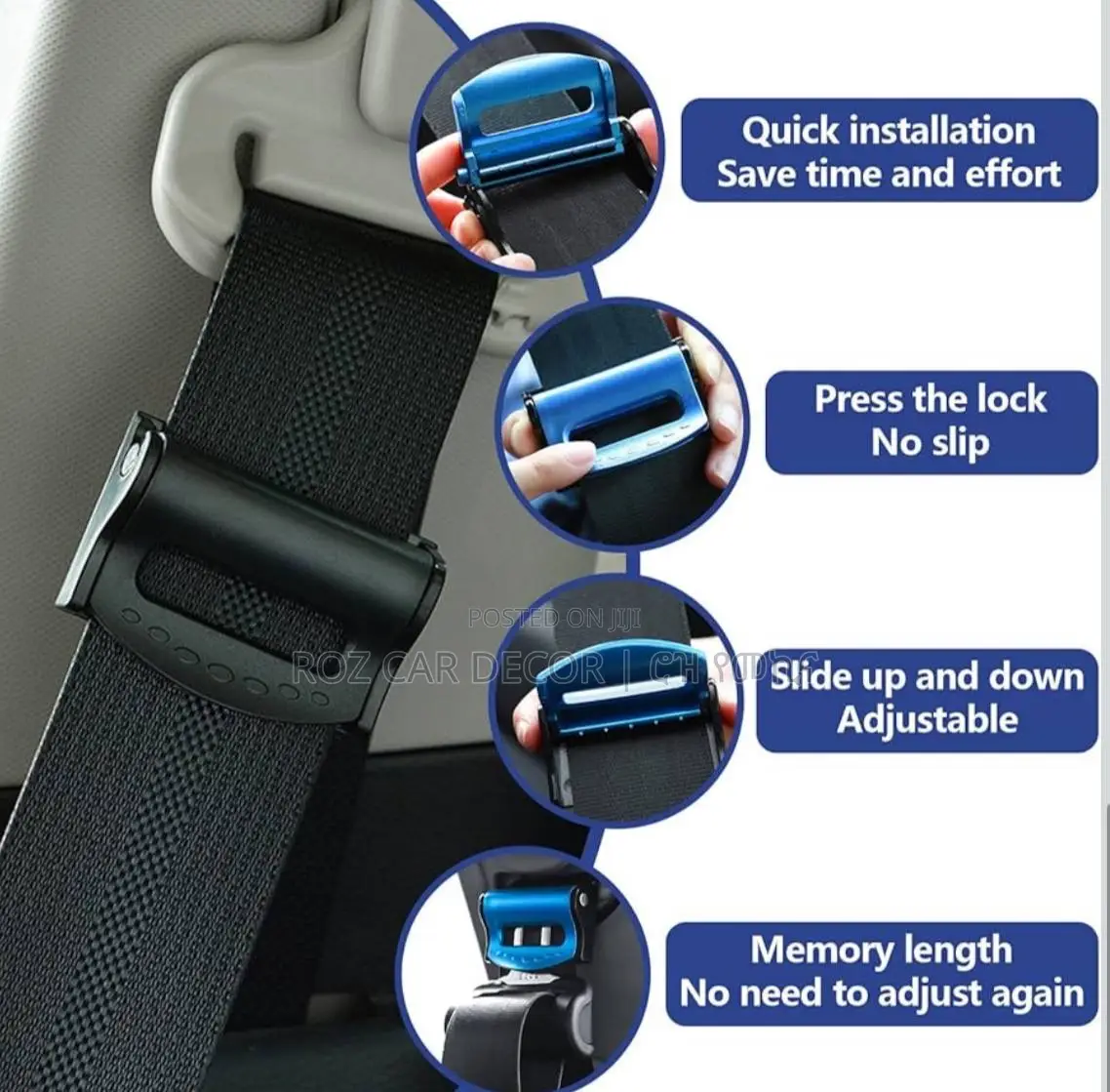 Universal Car Seat Belts Clip Stopper Adjustable Car Safety Seat Belt