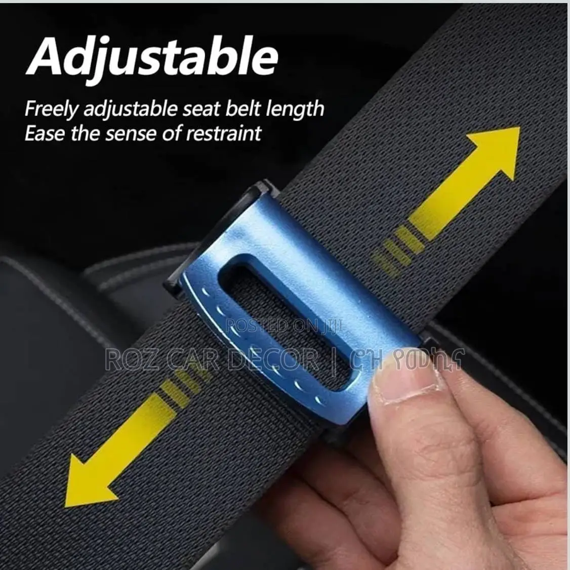 Universal Car Seat Belts Clip Stopper Adjustable Car Safety Seat Belt