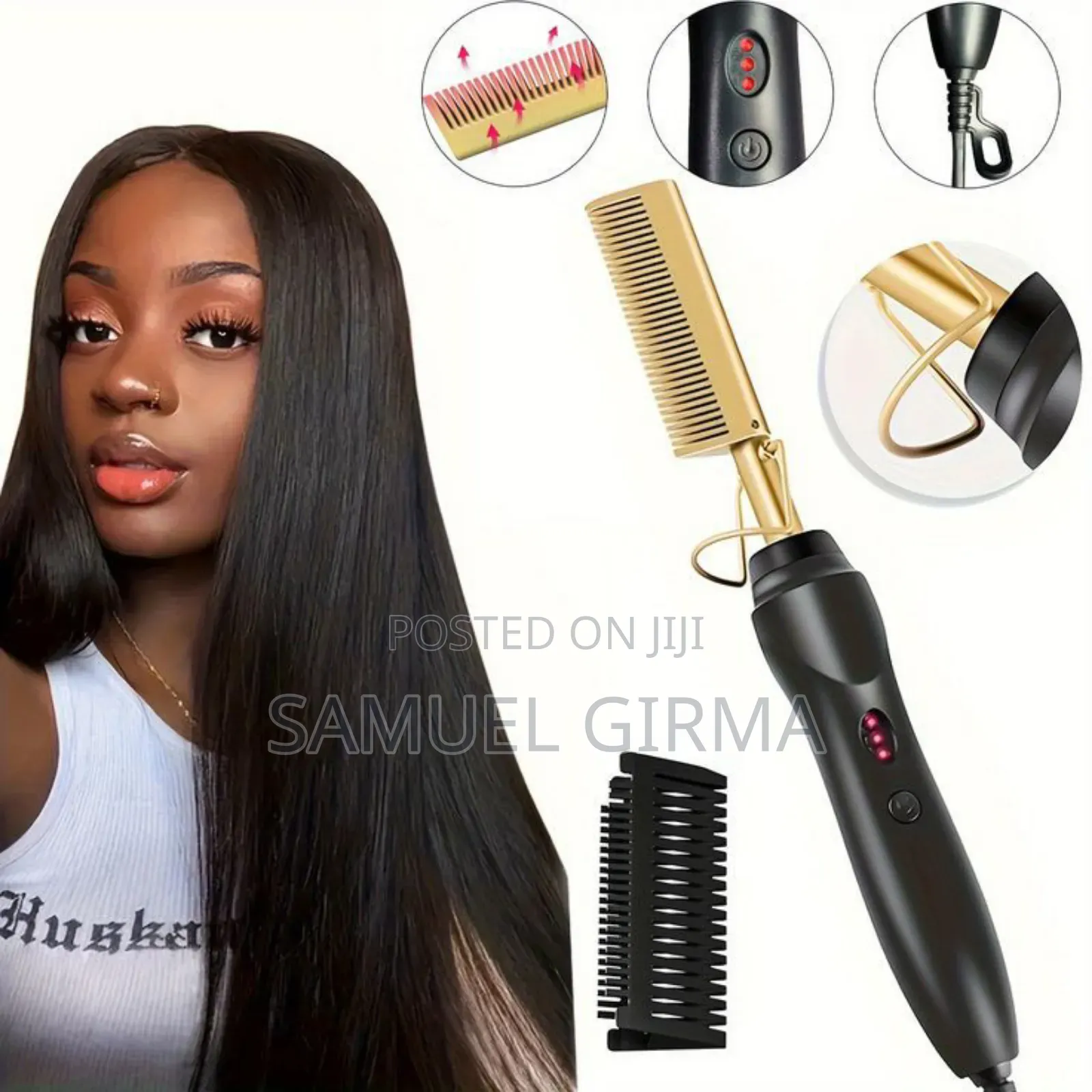 Fast Heating Electric Hair Styling Hot Comb