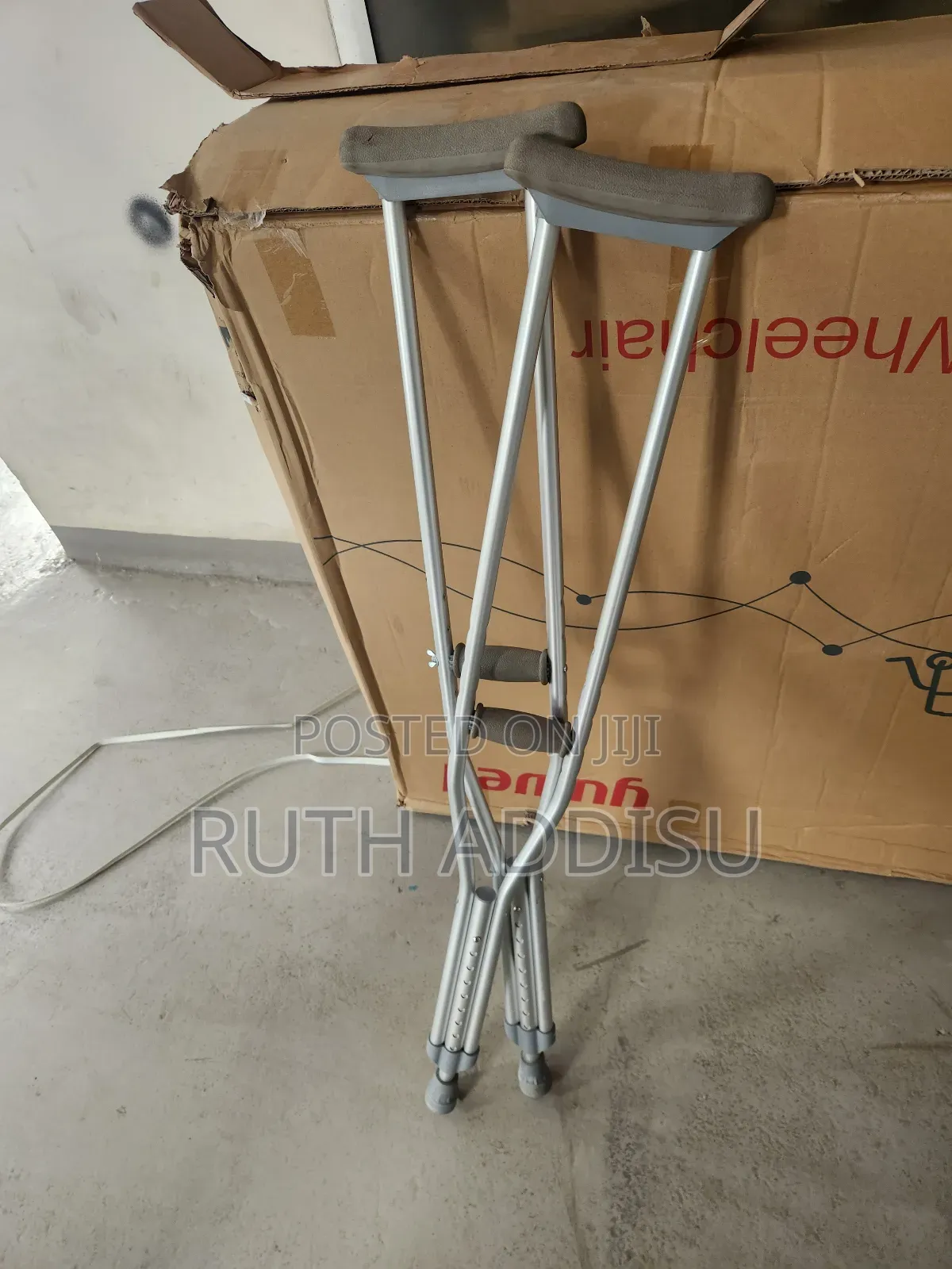 Axillary Bilateral Crutches鳵了adjustable Height Crutches輕巧crutches