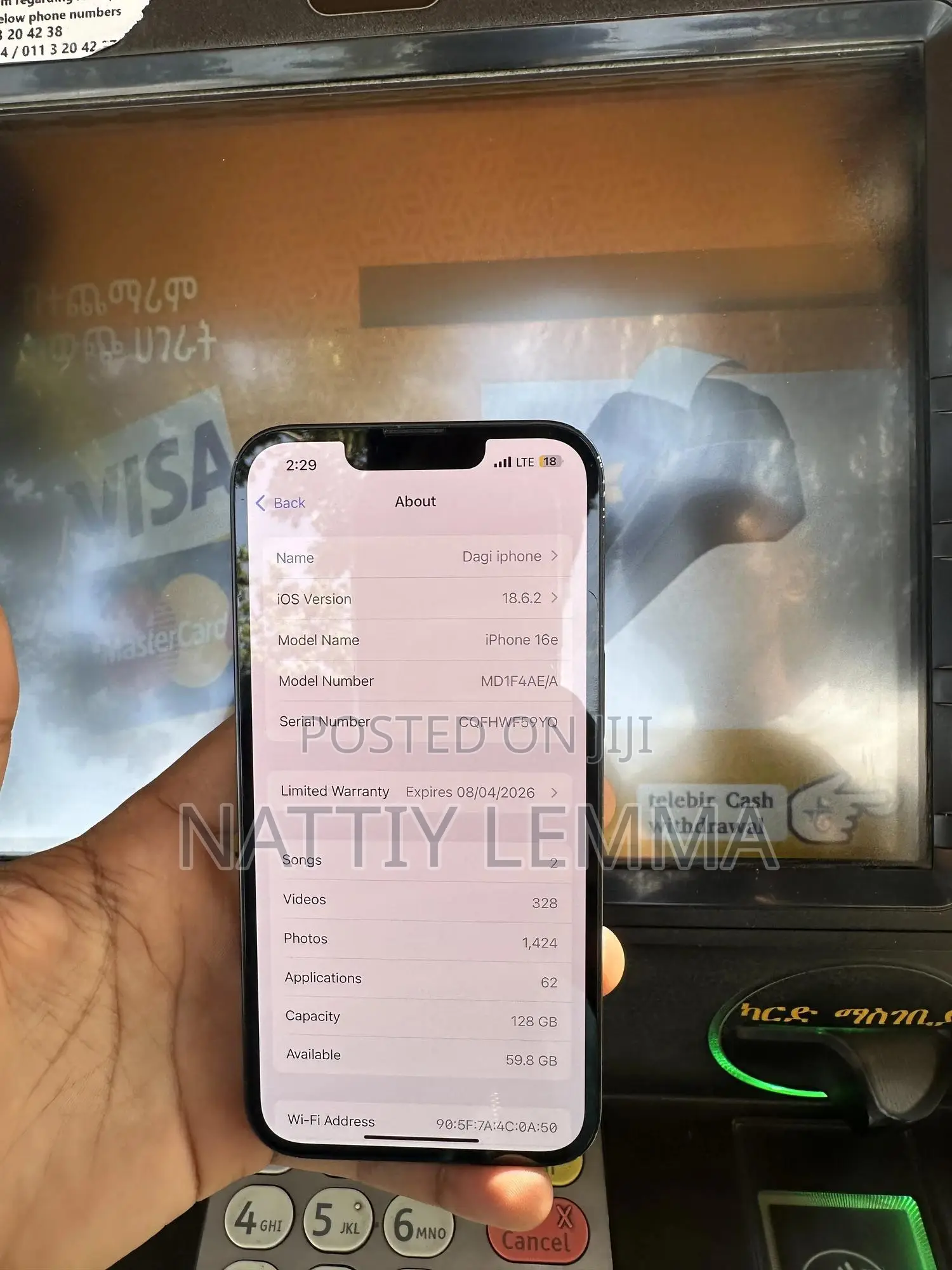 Apple iPhone 16e 128 GB Black