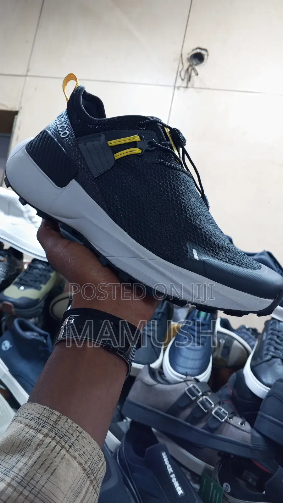 This Is a Blackout White Nautica Slip-on Athletics Sneakers