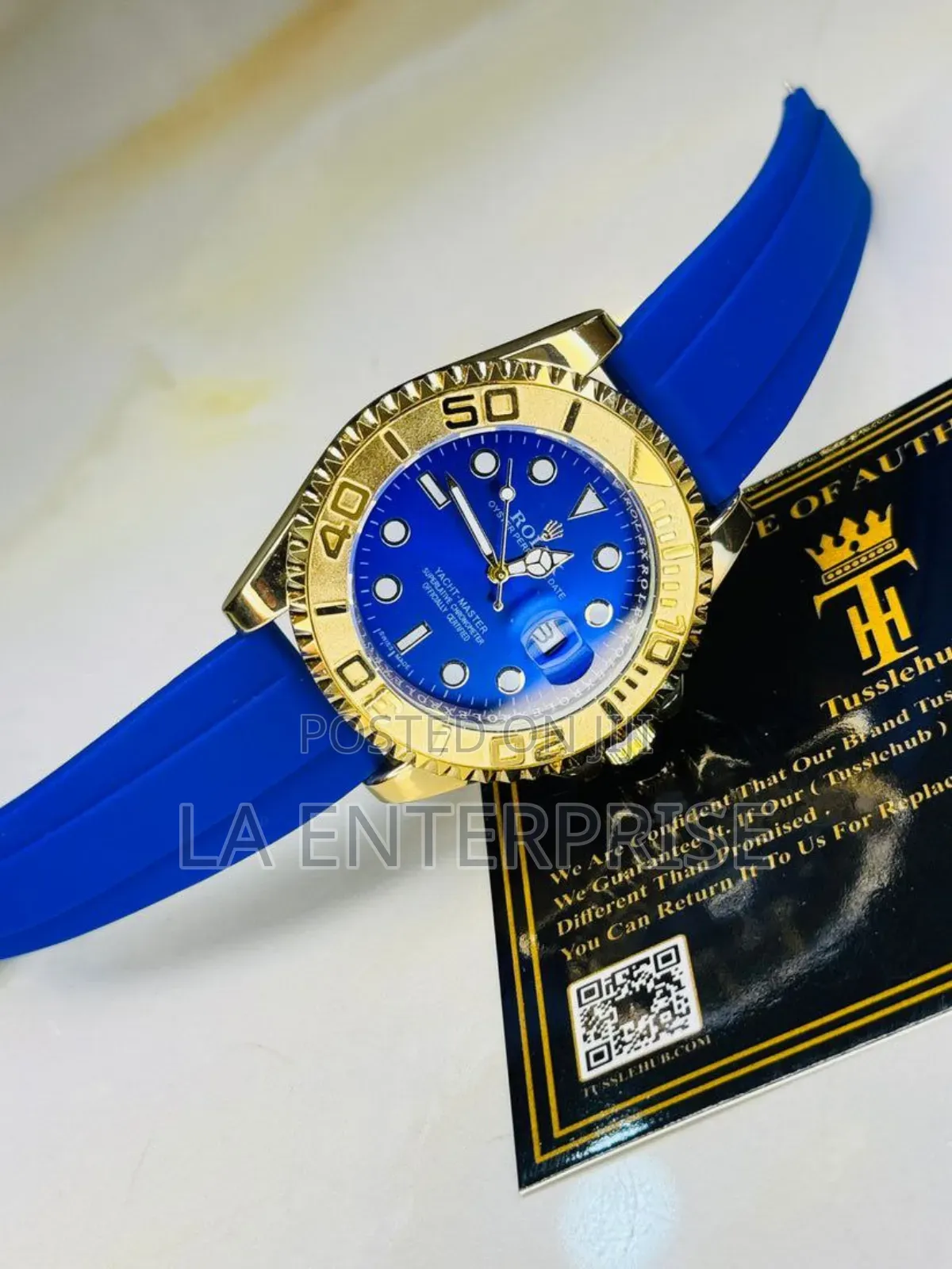 Rolex Blue Watch