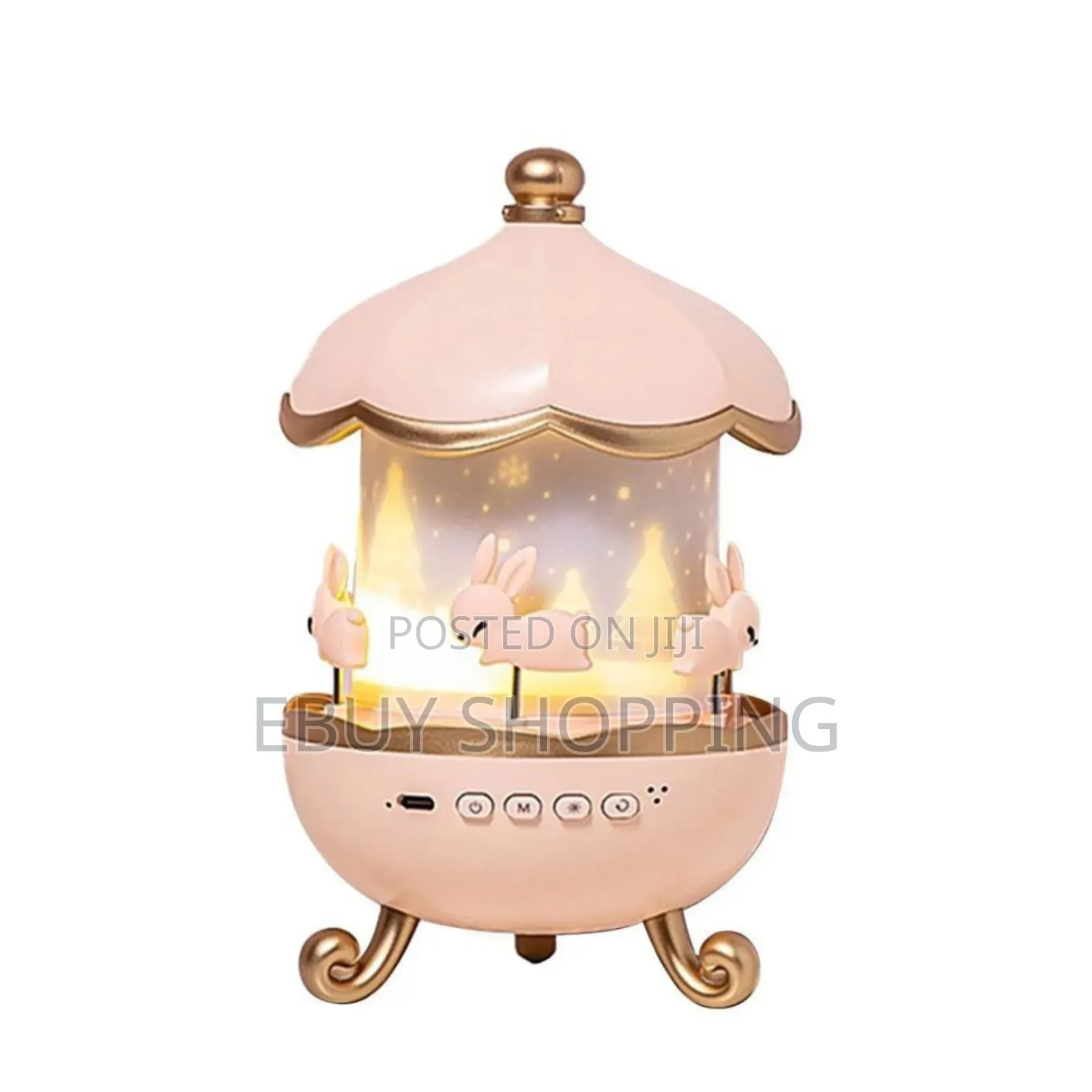 Bunny Carousel Night Light Projector