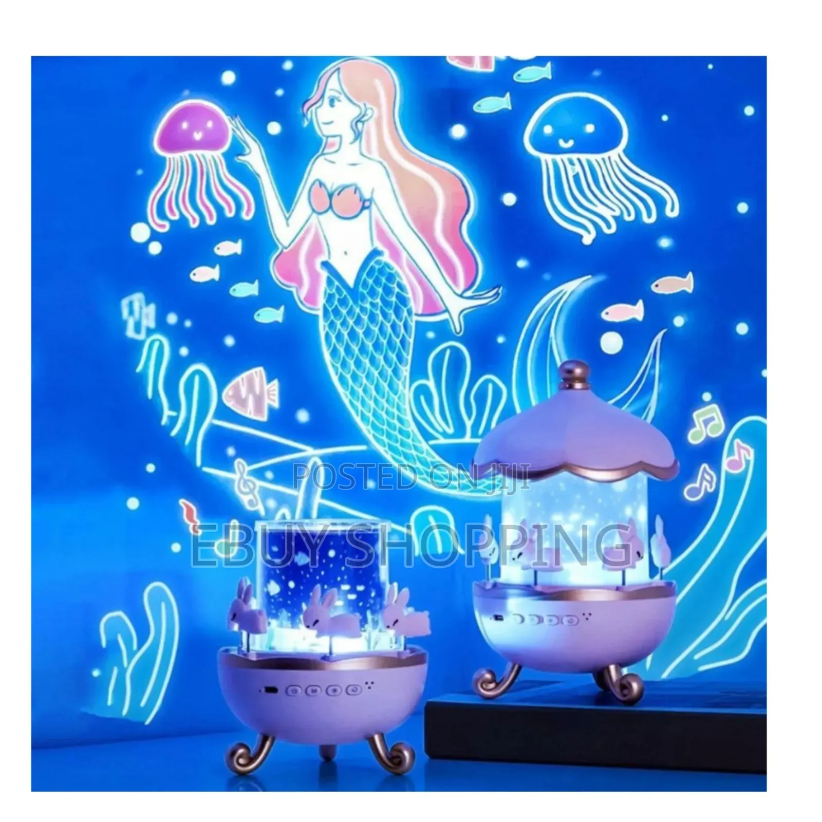 Bunny Carousel Night Light Projector