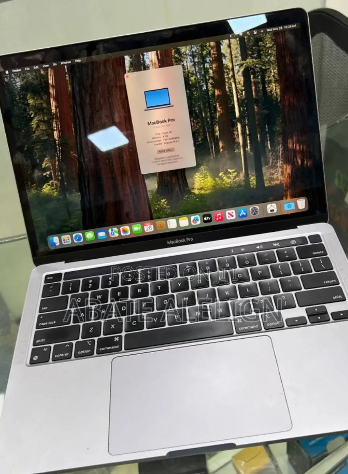 New Laptop Apple MacBook Pro 2020 M1 8GB Intel Core I5 SSD 256GB