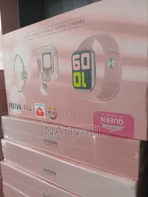 Queen T11 Mini (Also Known as T9 Mini) Smartwatch Bundle