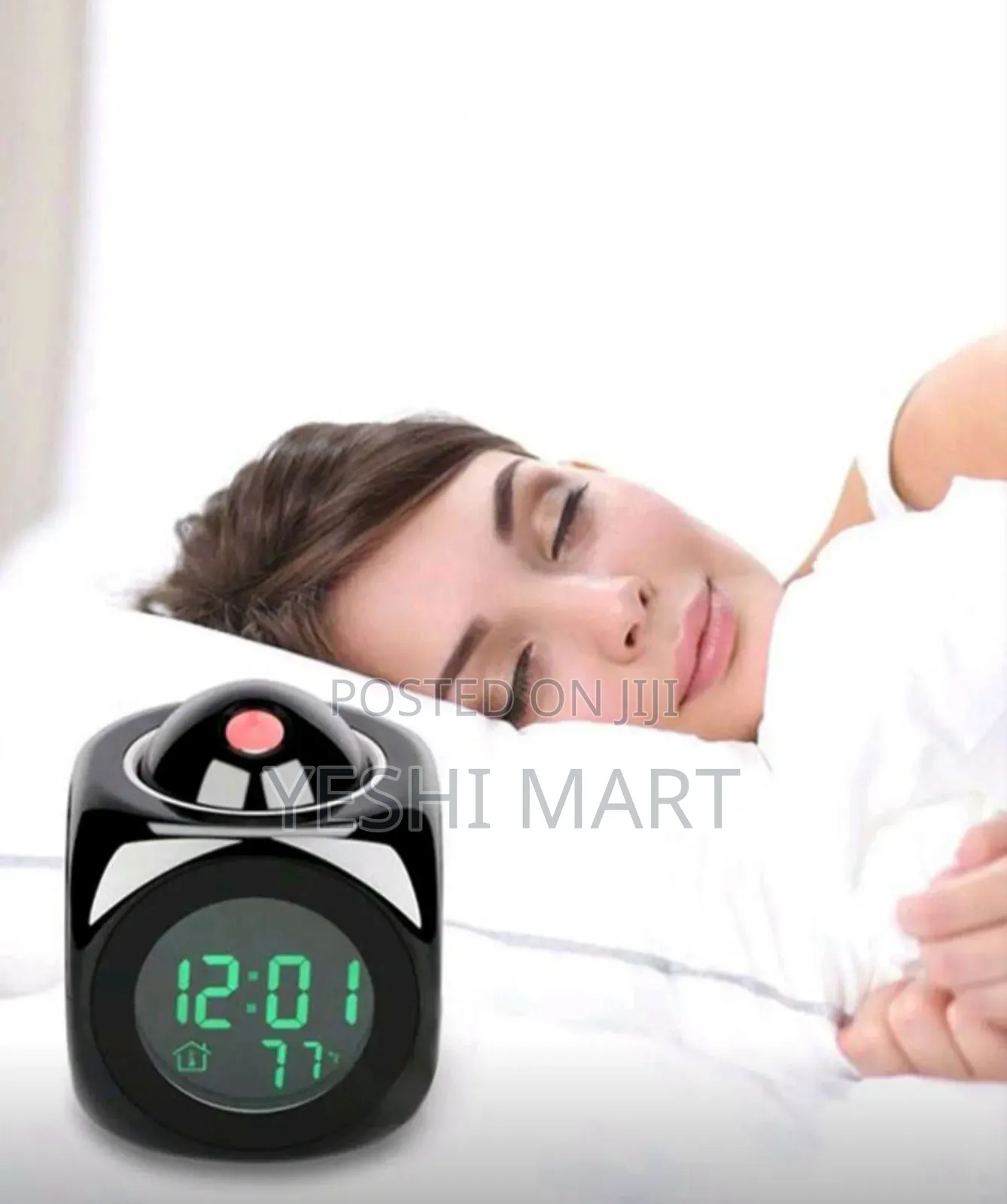 Multi-Functional Time Projection Lamp, Led Projection Alarm Clock, Tim