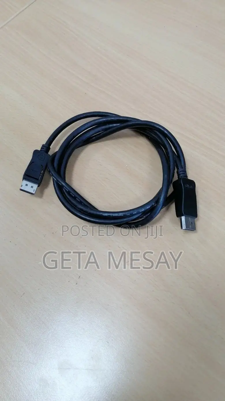 Displayport To Displayport Cable (Dp To Dp) - Uhd Video Audio