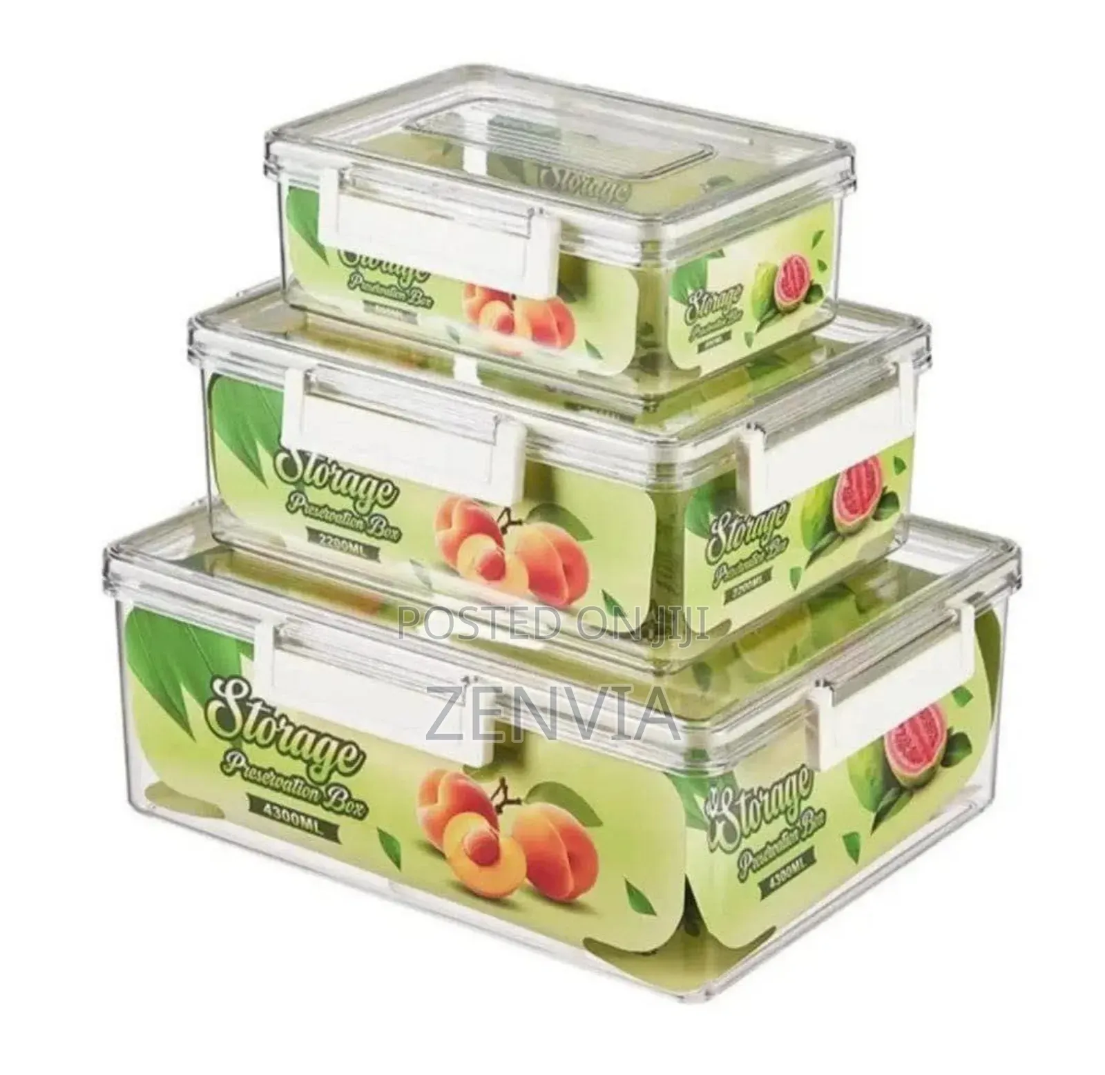 3 PCS Frige Oragnizer Box's