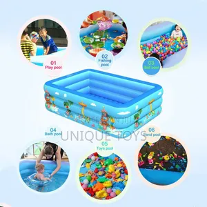 Inflatable Family Swimming Pool – 150×110×50 Cm