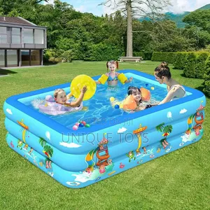 Inflatable Family Swimming Pool – 150×110×50 Cm