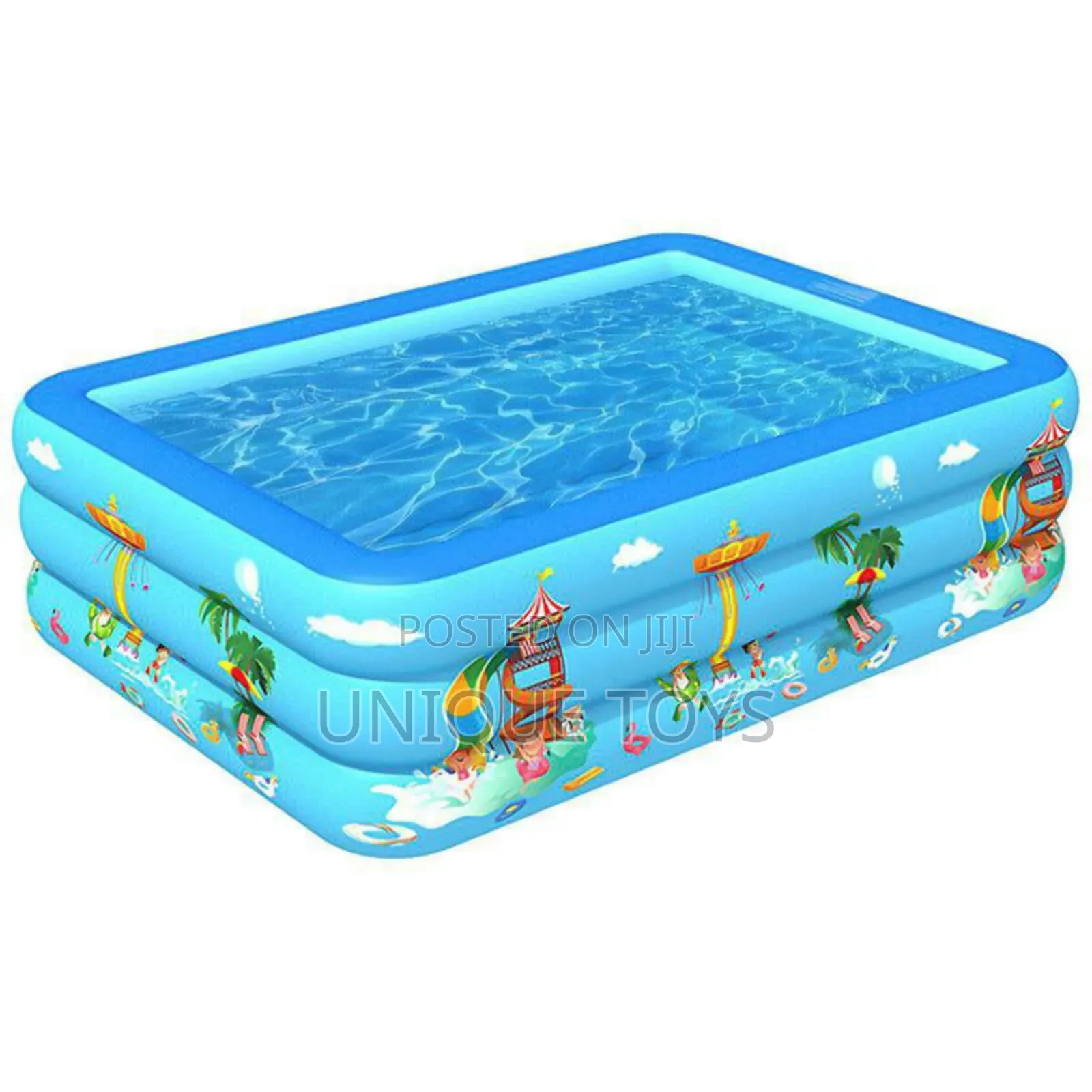 Inflatable Family Swimming Pool – 150×110×50 Cm