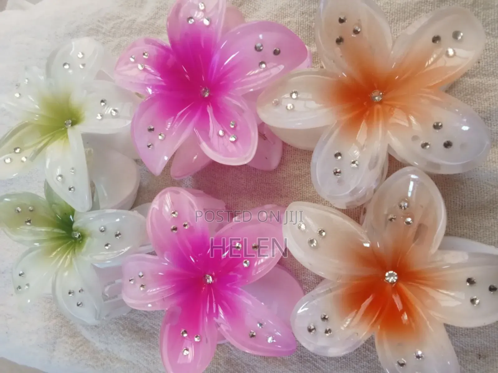 Flower Claw Clips