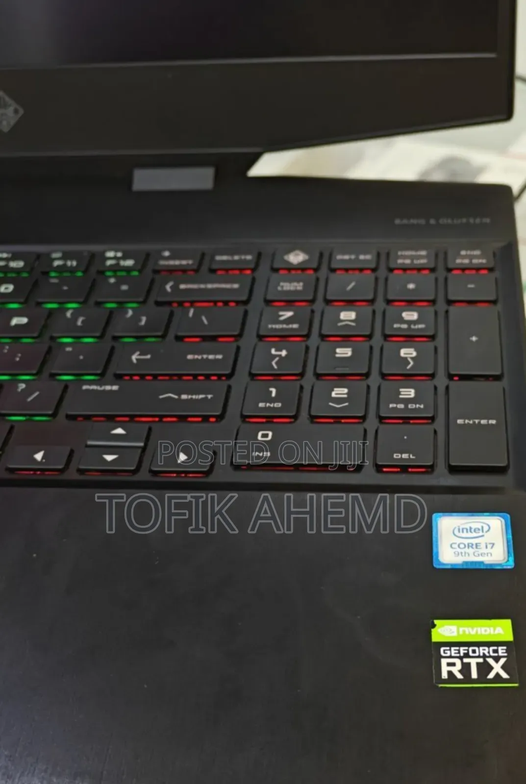 New Laptop HP Omen 15 16GB Intel Core I7 SSD 512GB