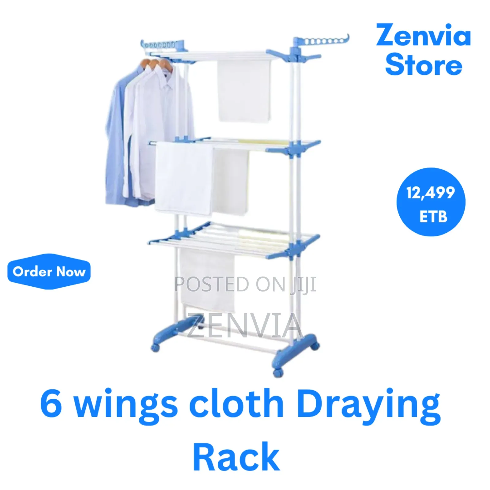 Six Wing Cloth Drying Rack