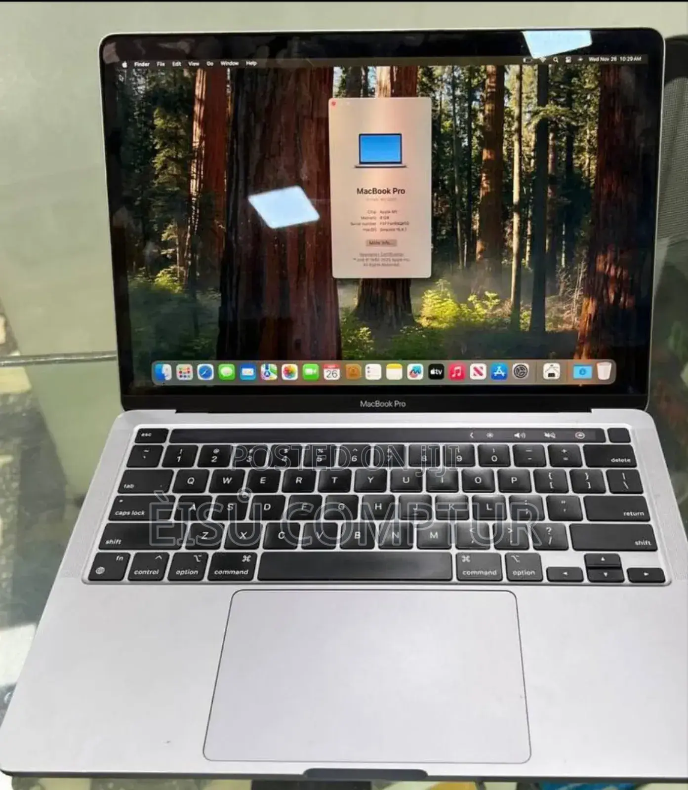 New Laptop Apple MacBook Air 2020 M1 8GB Apple M1 SSD 256GB