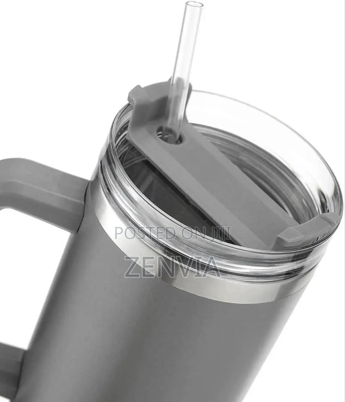 Double Layer Stainless Steel Tumblers With Straw