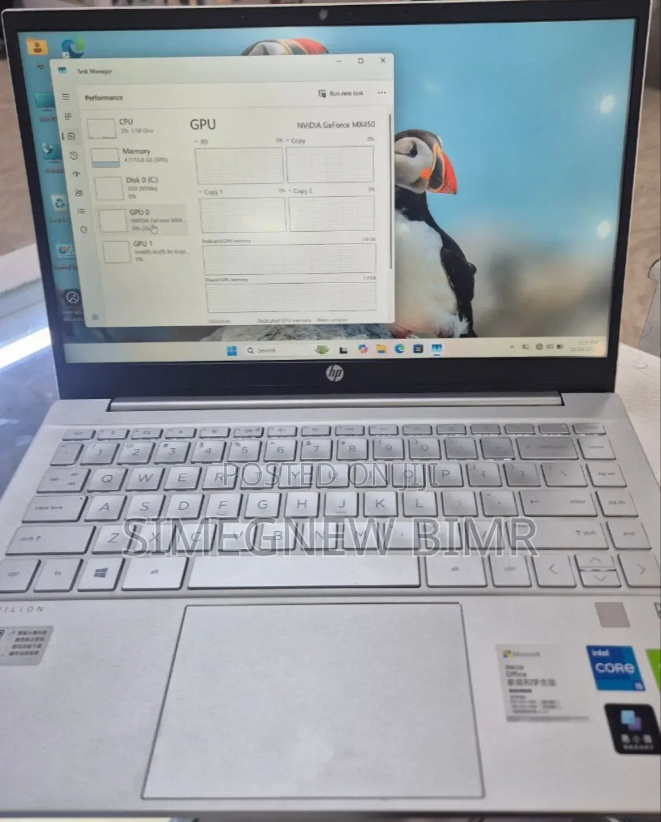 New Laptop HP Pavilion 15 16GB Intel Core I5 SSD 512GB