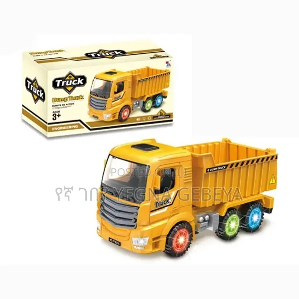 Engineering Dump Truck – Bump ’N Go Action Toy for Kids (Age 3+)
