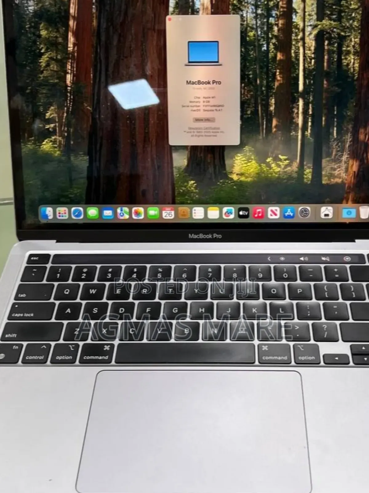 New Laptop Apple MacBook Pro 2020 M1 8GB Apple M1 SSD 256GB