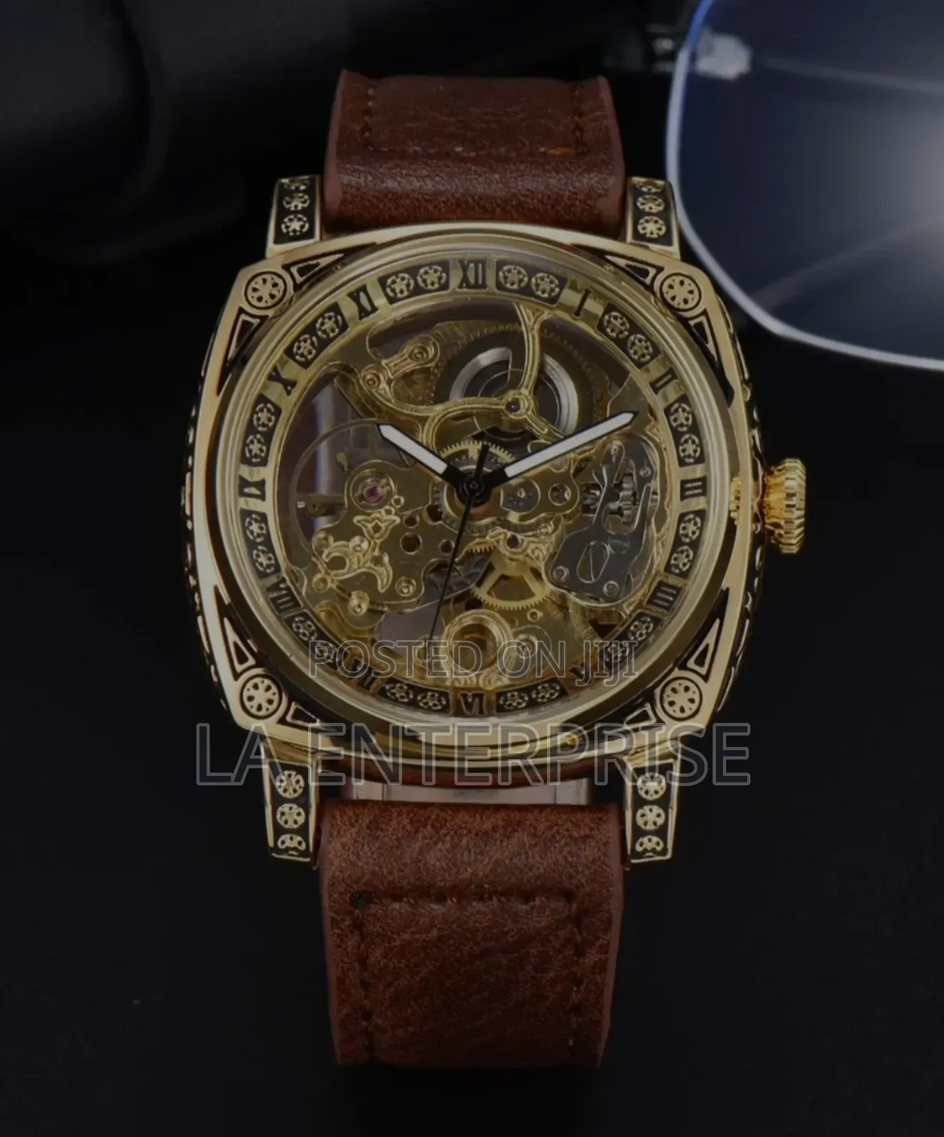 Leather Automatic Watch