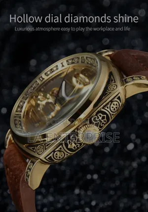 Leather Automatic Watch