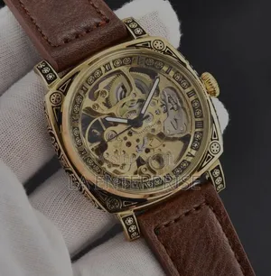 Leather Automatic Watch