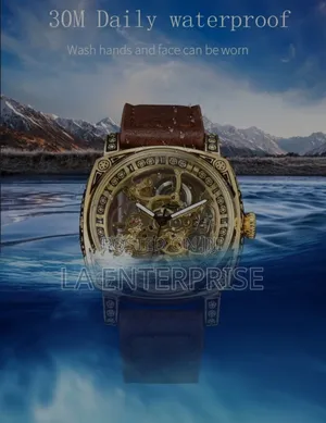 Leather Automatic Watch