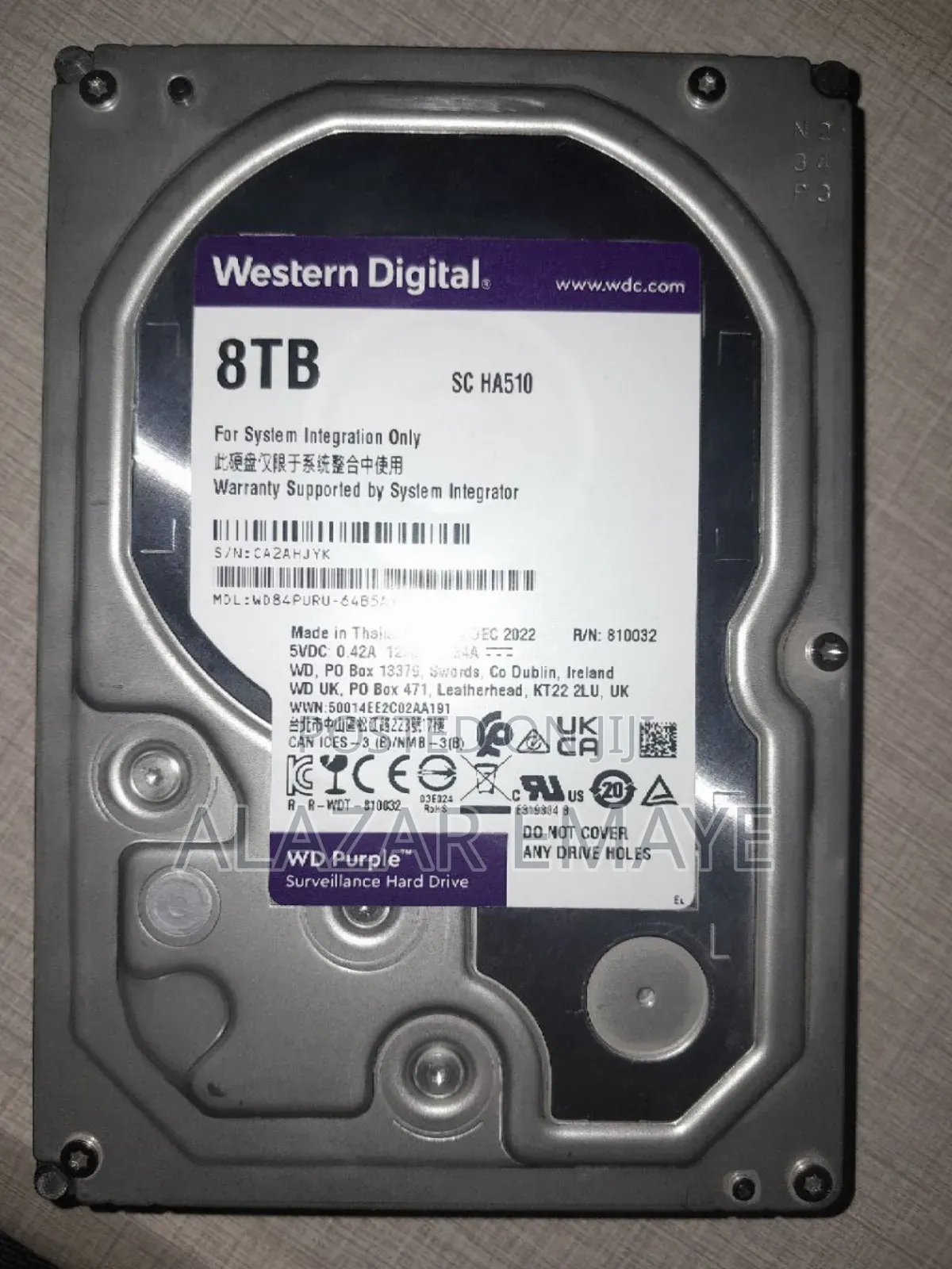 Hard Disk 8 Tera Survilance