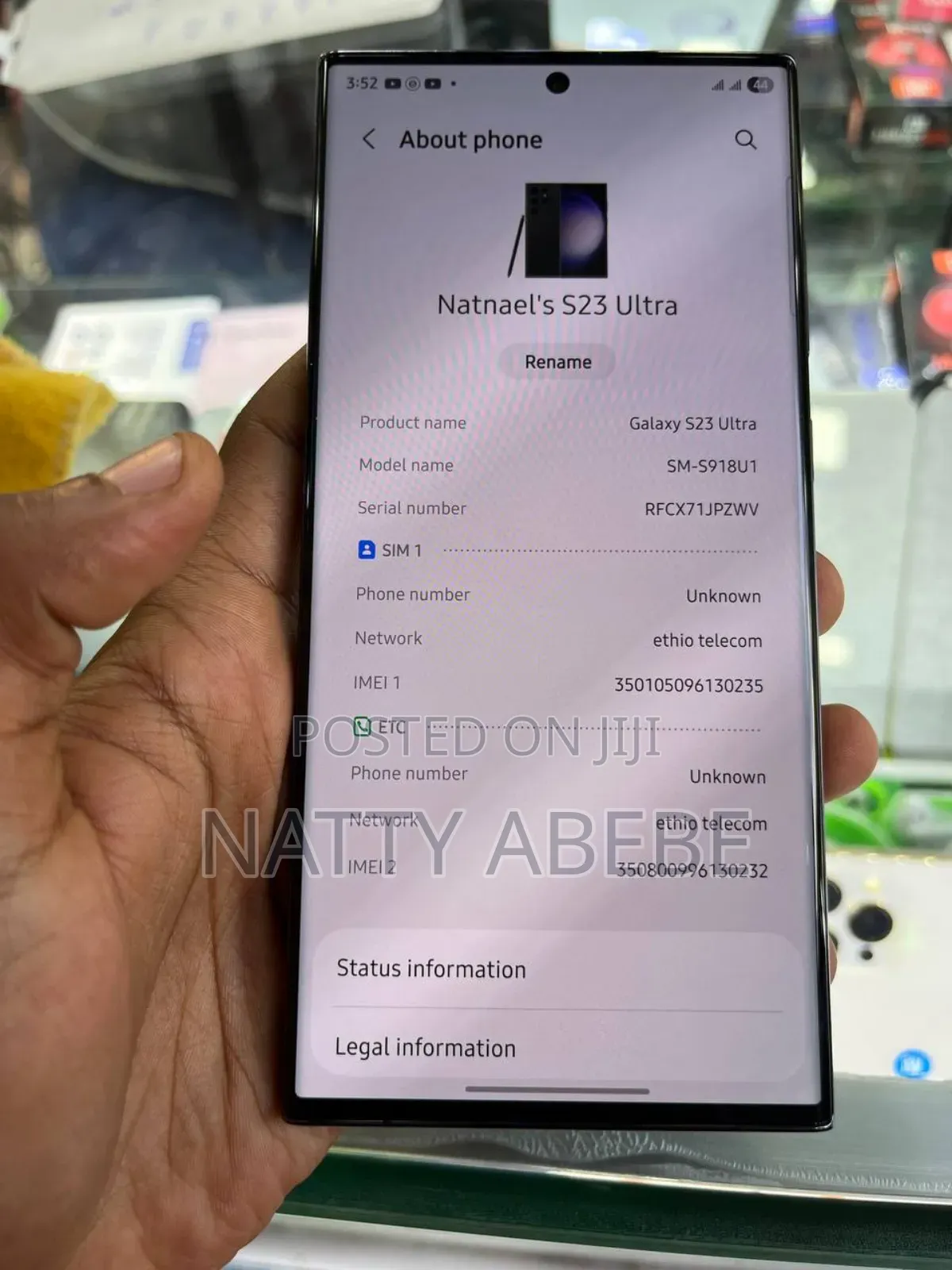 Samsung Galaxy S23 Ultra 256 GB Black