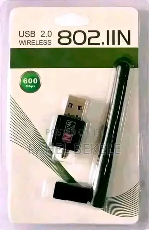 Photo - Usb 2.0 Wireless 802.11n Adapter With an External Antenna