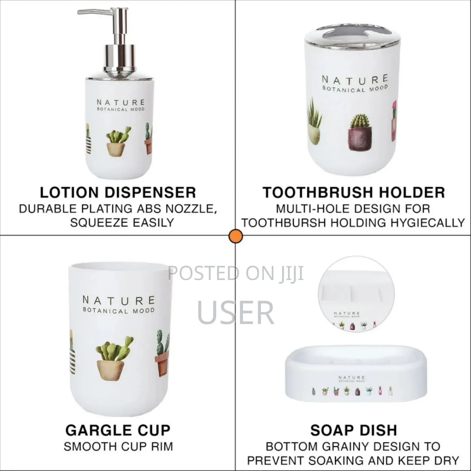 Bathroom Supplies Set of 6