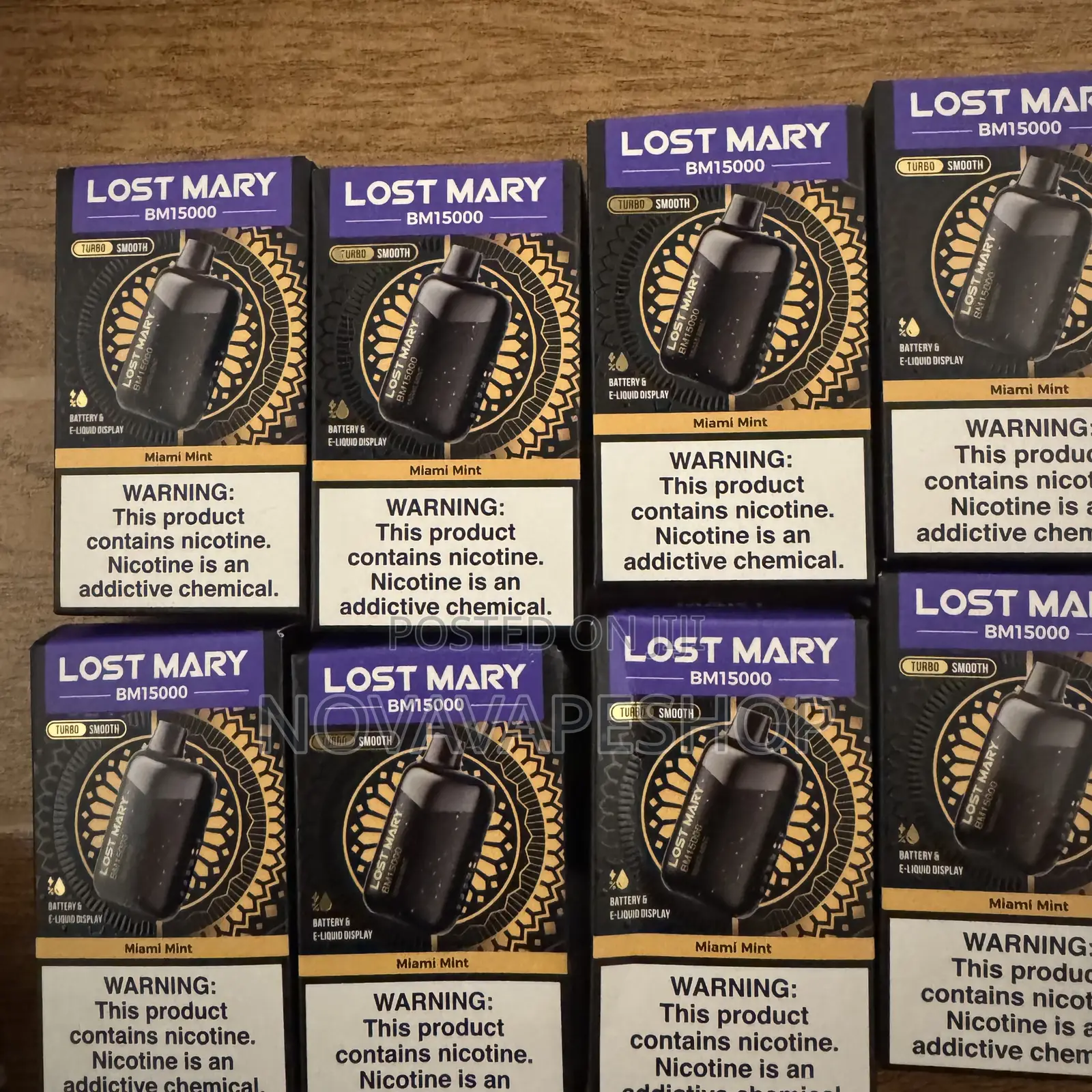 Lost Mary Mint Flavor 15,000 Puff Vape