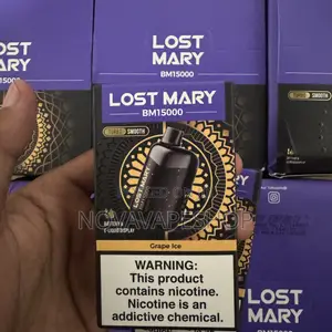 Photo - Lost Mary 15000 Puff Grape Ice Vape Hookah