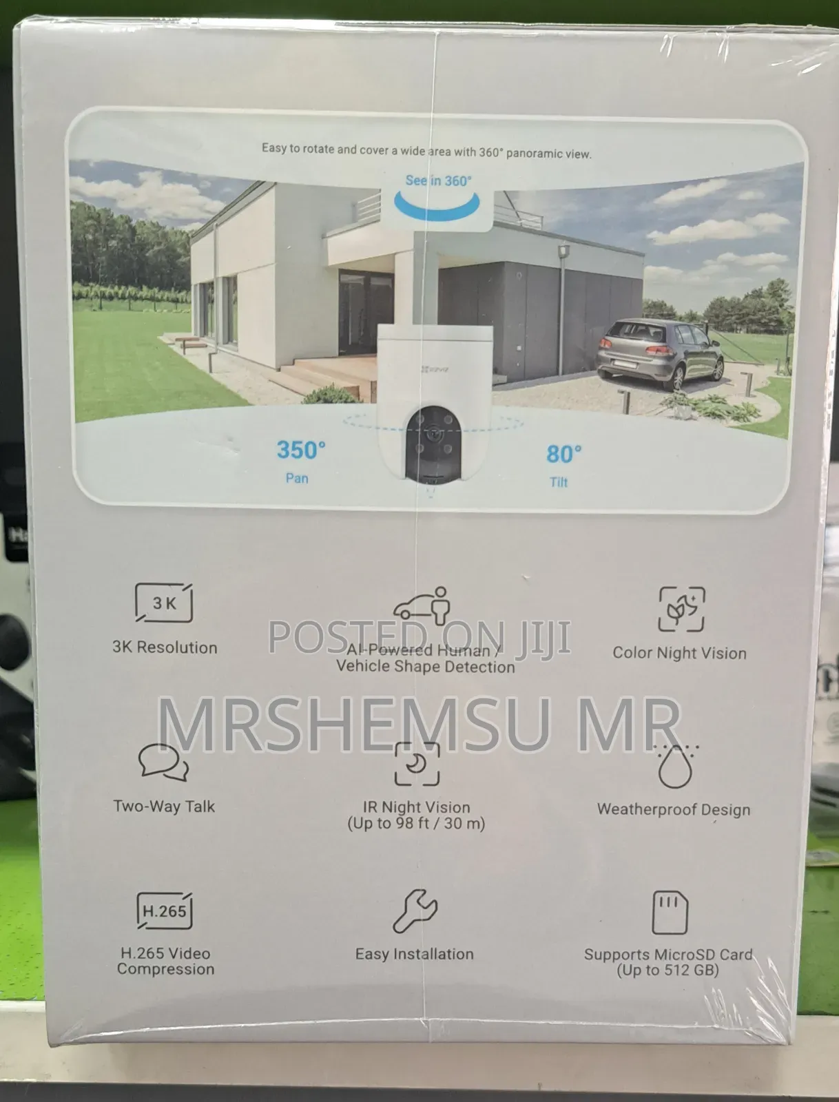 Ezviz H8c Pro (5mp) Ai Pan Tilt Wi-Fi Camera